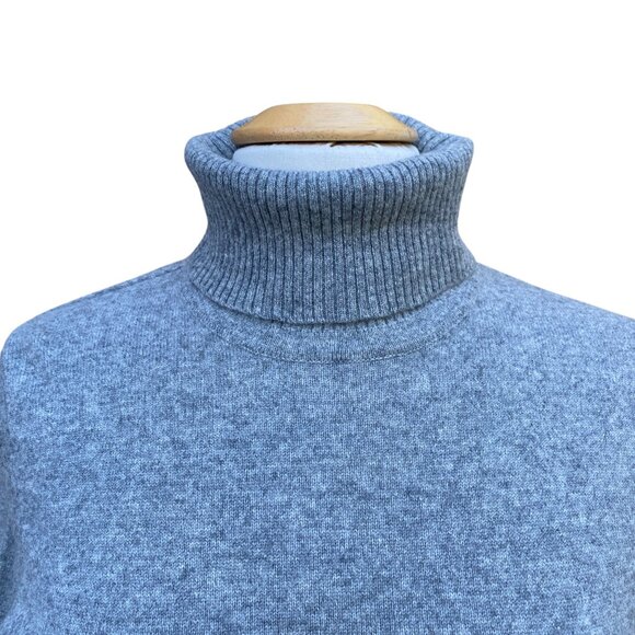 Vintage Cashmere Turtleneck Sweater Quiet Luxury Capsule Minimalist Old Money-M - Picture 2 of 8